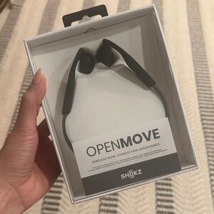 Shokz OpenMove Bone Conduction Headphones - Sleek Black